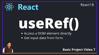 React hook useRef() reference to get input data