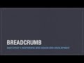 Bootstrap 4 (Alpha 6) components: Breadcrumb