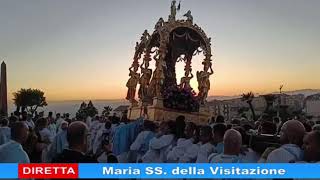 In DIRETTA da Enna, processione di Maria SS. della Visitazione patrona della città.