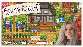 Stardew Valley Farm Tour | 100% Perfection, Year 11, No Mods