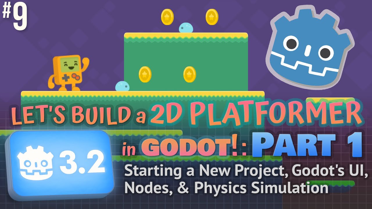 Godot 3.2: Let's Build A 2D Platformer!: Part 1 #godotengine - YouTube