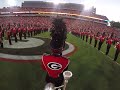 2023 uga redcoat marching band baritone cam uab pregame