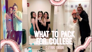 What Clothing to Actually Pack for College || RIT