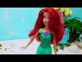 How To Craft Ariel's Pink Glittery Outfit with Clay And Crystals  FUN DIY!👑🧜‍♀️