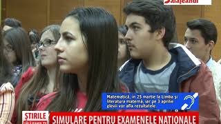 SIMULARE PENTRU EXAMENELE NATIONALE