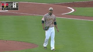 WSH@PIT: Liriano strikes out 11 over six innings