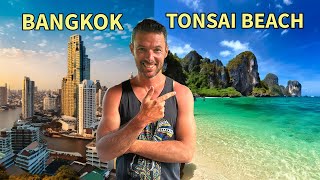 How I got from Bangkok to Tonsai Beach 🇹🇭 (From Ao Nang)