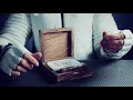 asmr unboxing wood game boxes cards dice dominoes 😴wonderful sounds