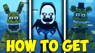 How to Get Nightmare Puppet and Plushtrap Badges in Roblox Fredbear and Friends 5