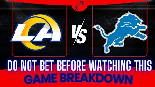 Los Angeles Rams vs Detroit Lions Prediction and Picks - NFL Wildcard Picks