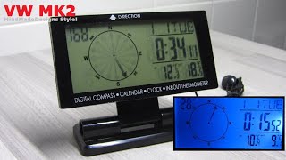 Digital Compass Clock Thermometer Meter Calendar 4.6\