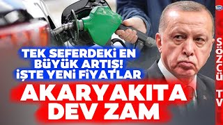 AKARYAKITA DEV ZAM! Bir Anda Yapılan Artışla Yeni Fiyatlar Can Yakacak