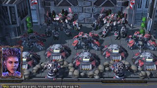 4K풀옵 멩스크 결전 앞둔 충신들과 울트라리스트 진화 스타2 스토리 StarCraft II 2021