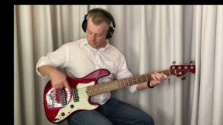 FENDER ROSCOE BECK V BASS (USA, 1988) - Sound demo