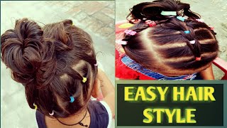 #babyhairstyle#hairstyle#     # Baby girl hair style// ਬੇਬੀ ਗਰਲ ਹੇਅਰ ਸਟਾੲੀਲ/ Quick easy nd simple#