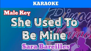 She Used To Be Mine by Sara Bareilles (Karaoke : Male Key)