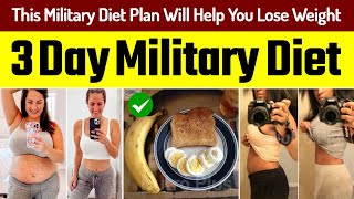 How to Lose Weight Fast | Military Diet Results After 3 Days | Military Diet Vegetarian | Nutro Plus