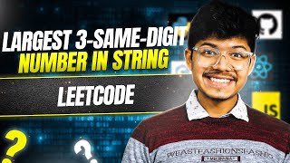 2264. Largest 3-Same-Digit Number in String | string(len, char)