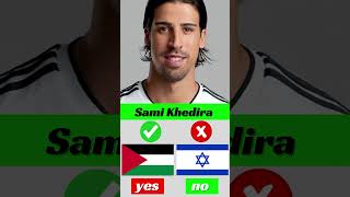 Israel Vs Palestine : Famous Footballers Who SUPPORT Palestine Or Israel #shorts #youtubeshorts