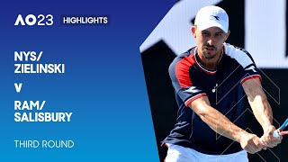 Nys/Zielinski v Ram/Salisbury Highlights | Australian Open 2023 Third Round