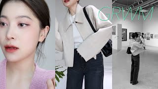 (sub)Early Winter GRWM🧤초겨울 수다 한바가지 터는 겟레디윗미..💬 (요즘 스킨케어/ 마음에 드는 그레이렌즈/ 겨울 블러셔\u0026립 추천) | dear.jerry