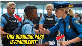 Flight Crew Calls Police On Black Teen At Airline, Reveals Shocking Truth About His True Identity...