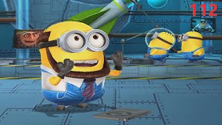 Minion Rush Grandpa Minion Fiy 1,700 meters on Gru's Rocket The Volcano | Lv 112