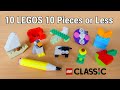 10 LEGOS 10 Pieces or Less I 10 Easy LEGO Classic Building Ideas