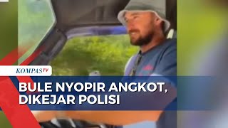 Bule Asal Amerika Serikat Nyopir Angkot di Bali, Sempat Dikejar Polisi dan Berujung di Tilang