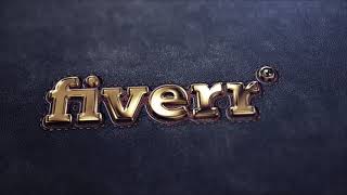 Epic 3D silver and gold logo intro