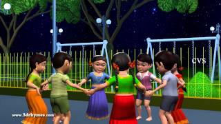 Boys And Girls Come out to Play - 3D Animation English Nursery rhyme for children