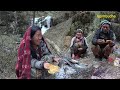 solo camping with local himalayan food nepal 🇳🇵