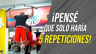 ¡PENSÉ QUE SOLO HARÍA 5 REPETICIONES! | Frank Serapión.