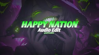 Ace of Base - Happy Nation [edit audio]