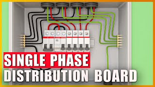 singele phase DB wiring diagram single phase