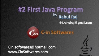 #2 The First Java Program