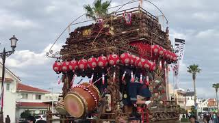 2018年　館山城祭り（東藤の山車）