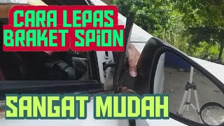 Cara Melepas Braket Dudukan Spion Sigra Calya