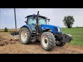 OPEN PIPE NH T6030 | hard cultivation | ripper 5 ancore