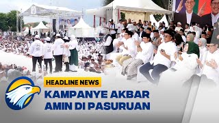 Suasana Kampanye Akbar AMIN di Pasuruan