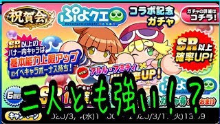 ぷよクエコラボついにきた！！どっちも強キャラなアルル＆アミティ確保しましょう！！『パワプロアプリ』