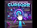 Creating custom cursor - React.js and GSAP