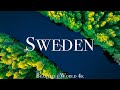 Sweden 4K Amazing Aerial Film - Calming Piano Music - Relaxation On TV