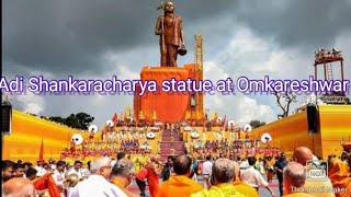 M.P CM Shivraj Singh Chouhan unveils Adi Shankaracharya statue at Omkareshwar