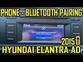 How to Pair Phone Bluetooth Hyundai Elantra AD Car Kit