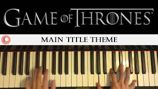 Game Of Thrones - Main Theme (Piano Cover) | Patreon Dedication #255
