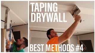 PRO DRYWALL TAPING TIPS \u0026 TRICKS | Drywall Finishing Construction Series #4