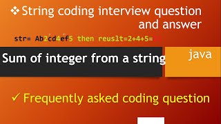Find sum of number from String in java