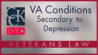 VA Secondary Conditions to Depression and How They're Rated