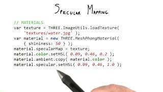 Specular Mapping - Interactive 3D Graphics